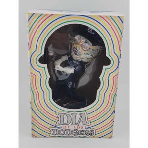 LA DODGERS Los Angeles Dia De Los Dodgers Bobble Head Blue Uniform